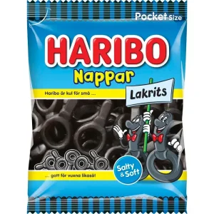HARIBO LAKRITS NAPPAR 80g