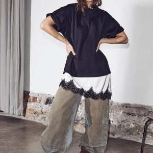 LOOSE MIX LINGERIE TEE