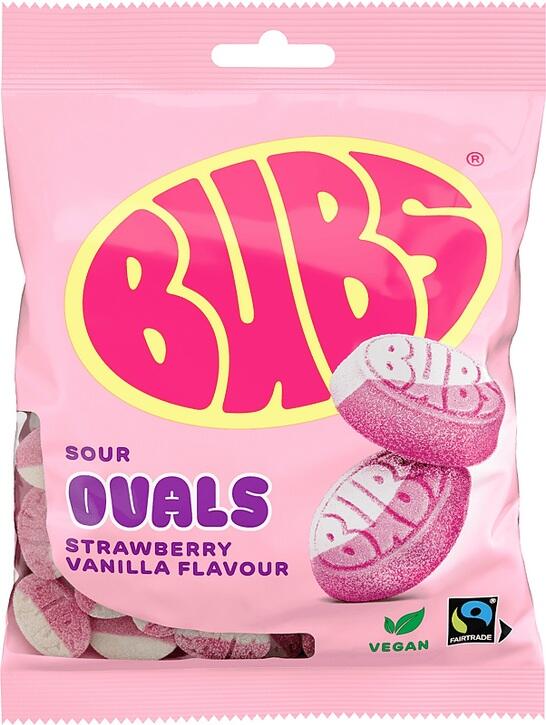 BUBS Ovals Strawberry & Vanilla 90g 1x12 - Image 4