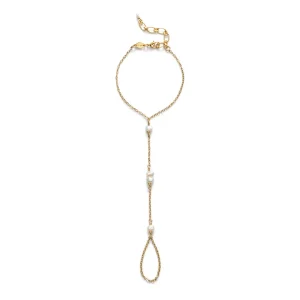 Pearly Handchain Gold
