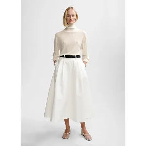 Anna Cotton Skirt White